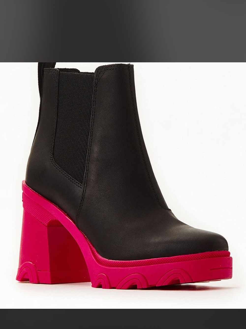 SOREL PINK Chelsea Platform Boot
